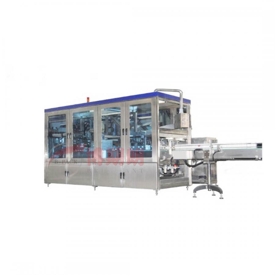 Aseptic brick paper wrapping machine