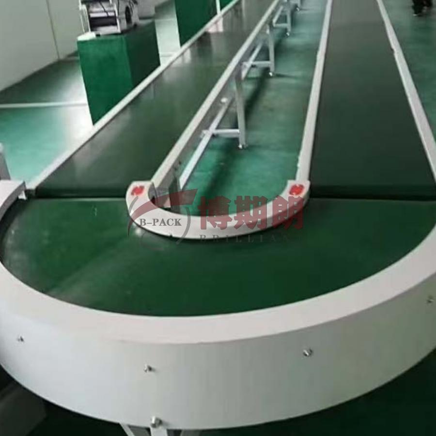 Turning belt line