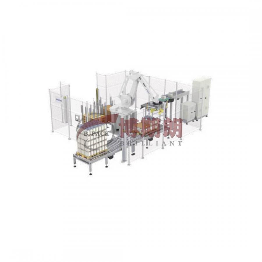 Robot palletizing and unloading