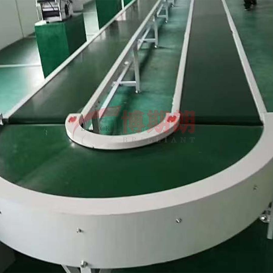 Turning belt line