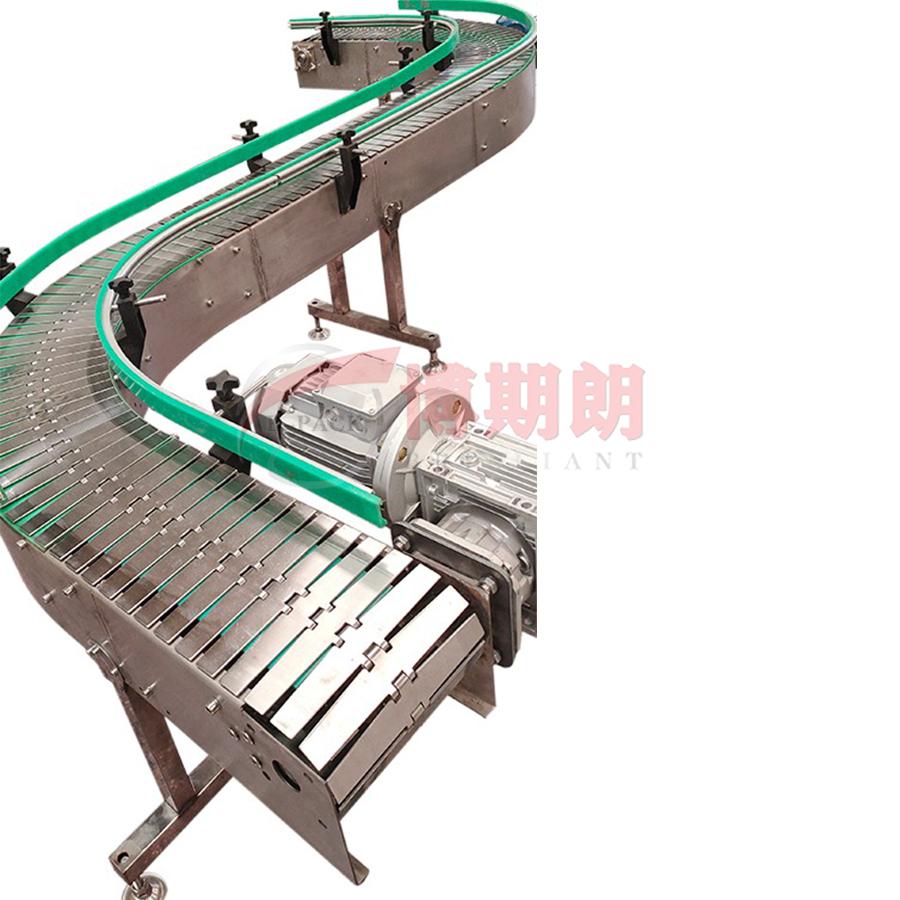Turning machine chain plate line